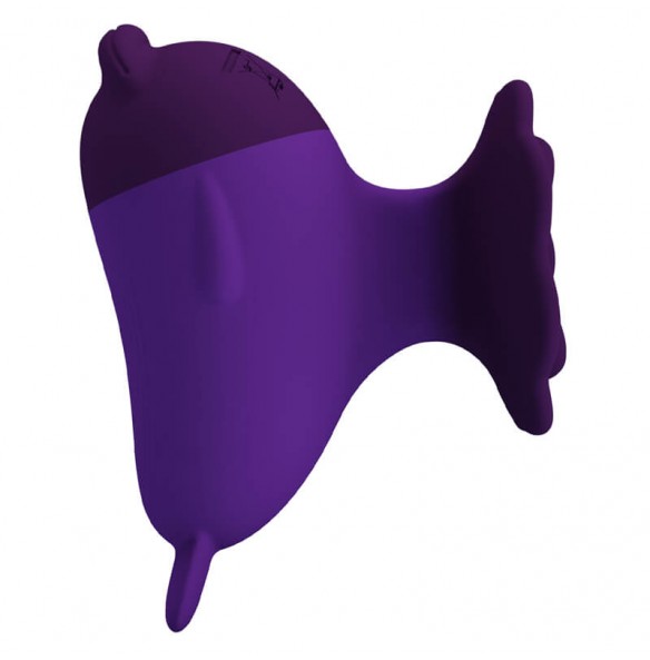 PRETTY LOVE - Dolphin Finger Vibrator (Chargeable - Purple) PRETTY LOVE - Dolphin Finger Vibrator (Chargeable - Purple)